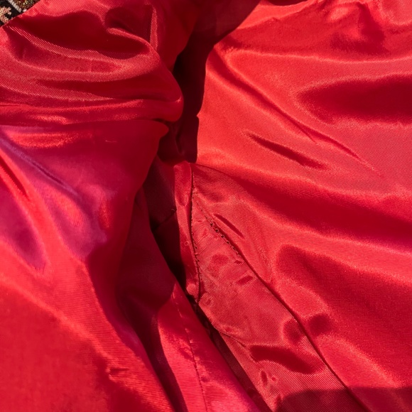 Vintage brocade blazer (S) with metallic gold threads. - Picture 15 of 16